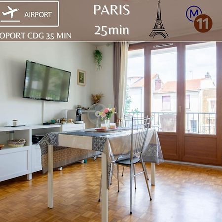 Appart Hotel - Le Nid - 25Min Paris Romainville Exteriör bild